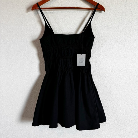 Tularosa Women's Donna Black Fit & Flare Smocked Mini Dress Size XS - Picture 5 of 9